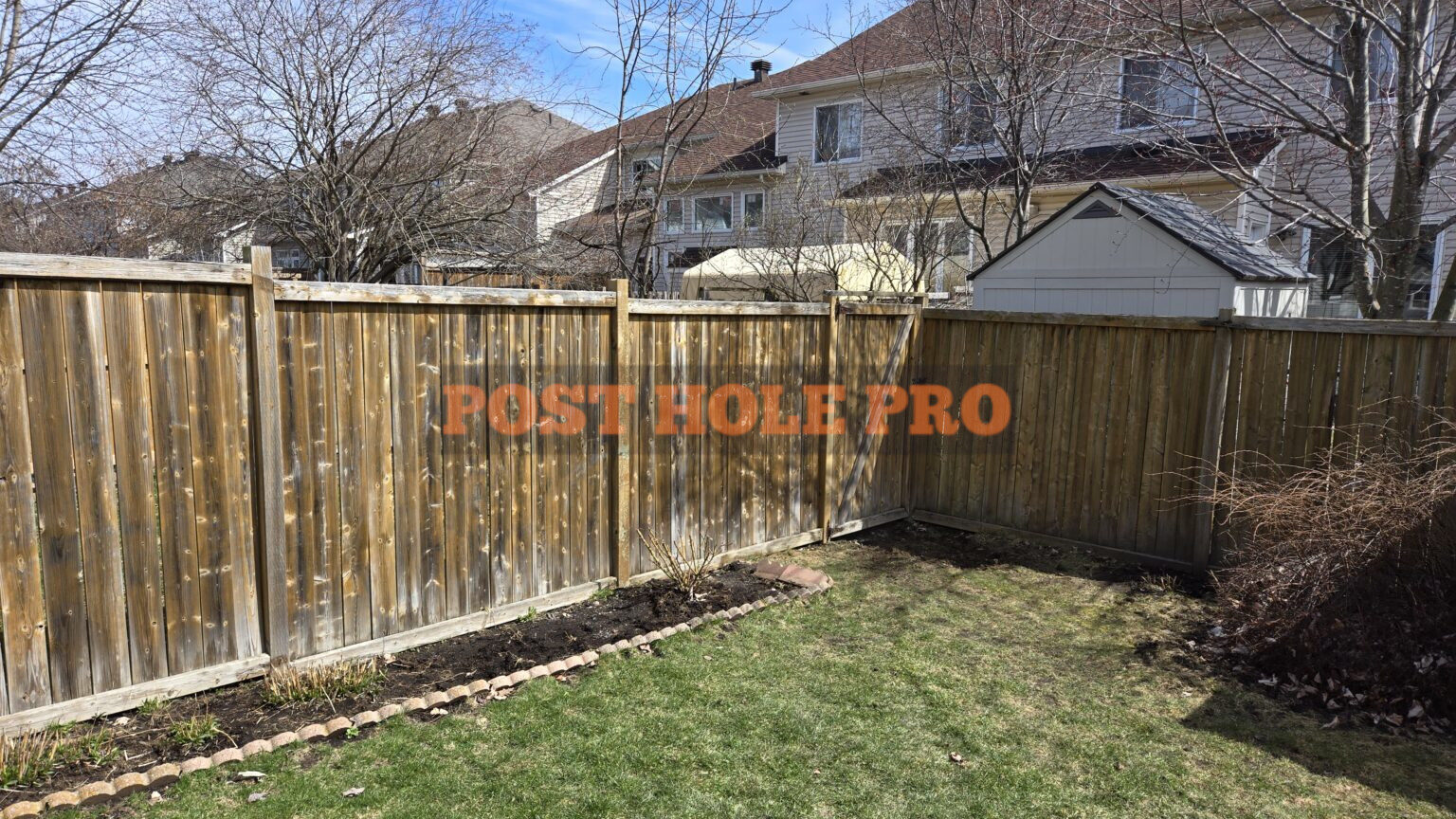 "fence post replacement Ottawa"