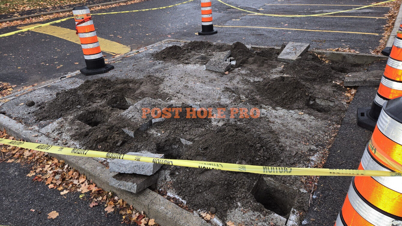 "post hole digging Ottawa"
