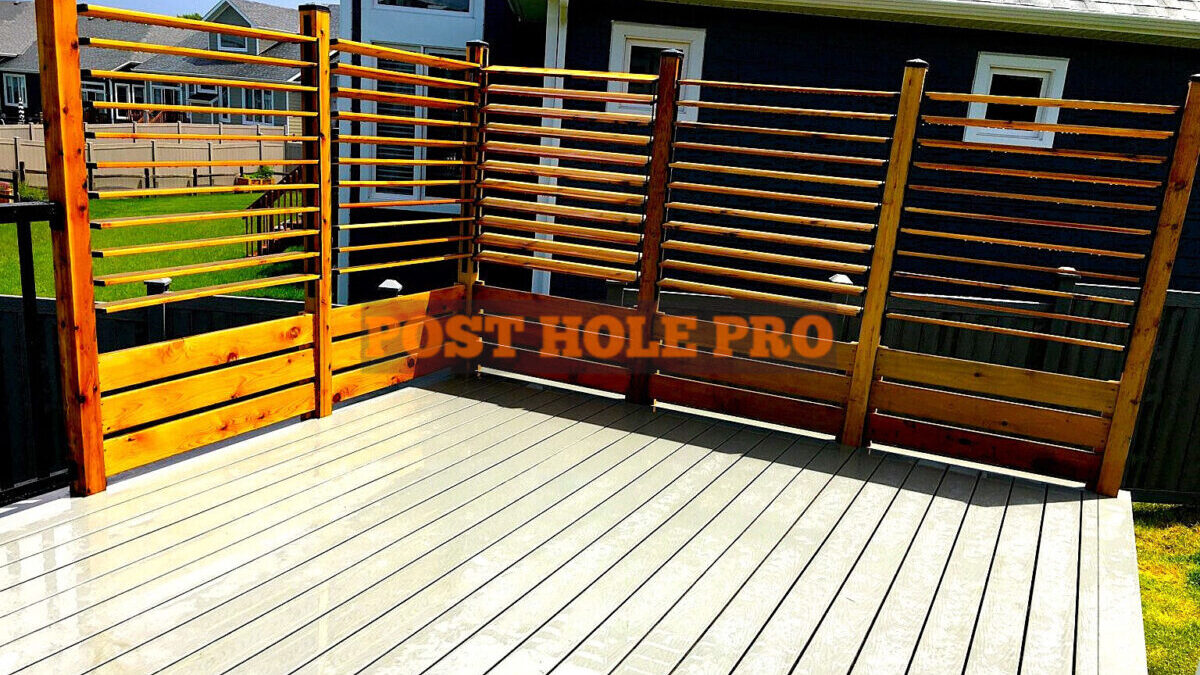 "new composite deck installation w/privacy screen ottawa"